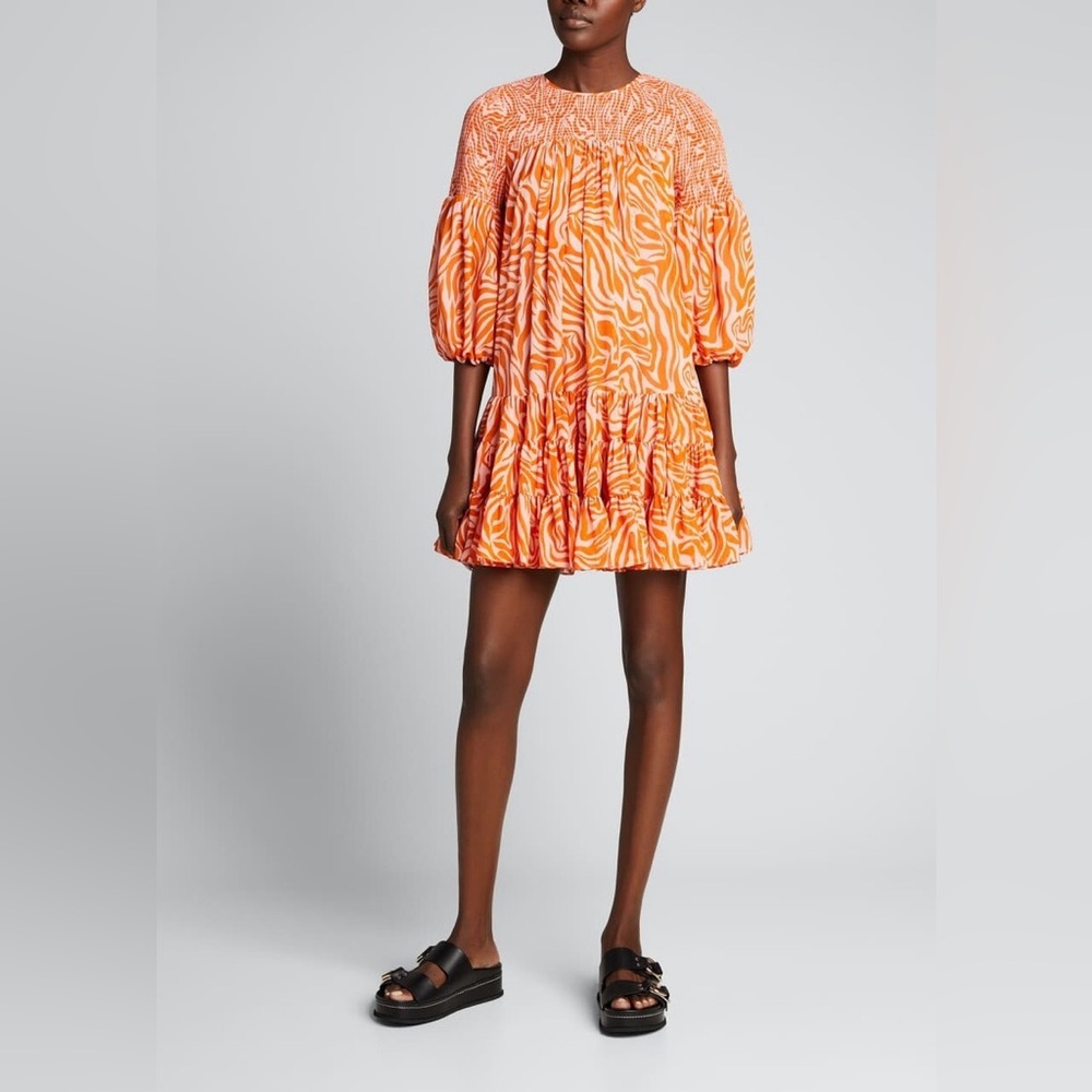 Cinq a Sept Rika Billowed Sleeve Dress